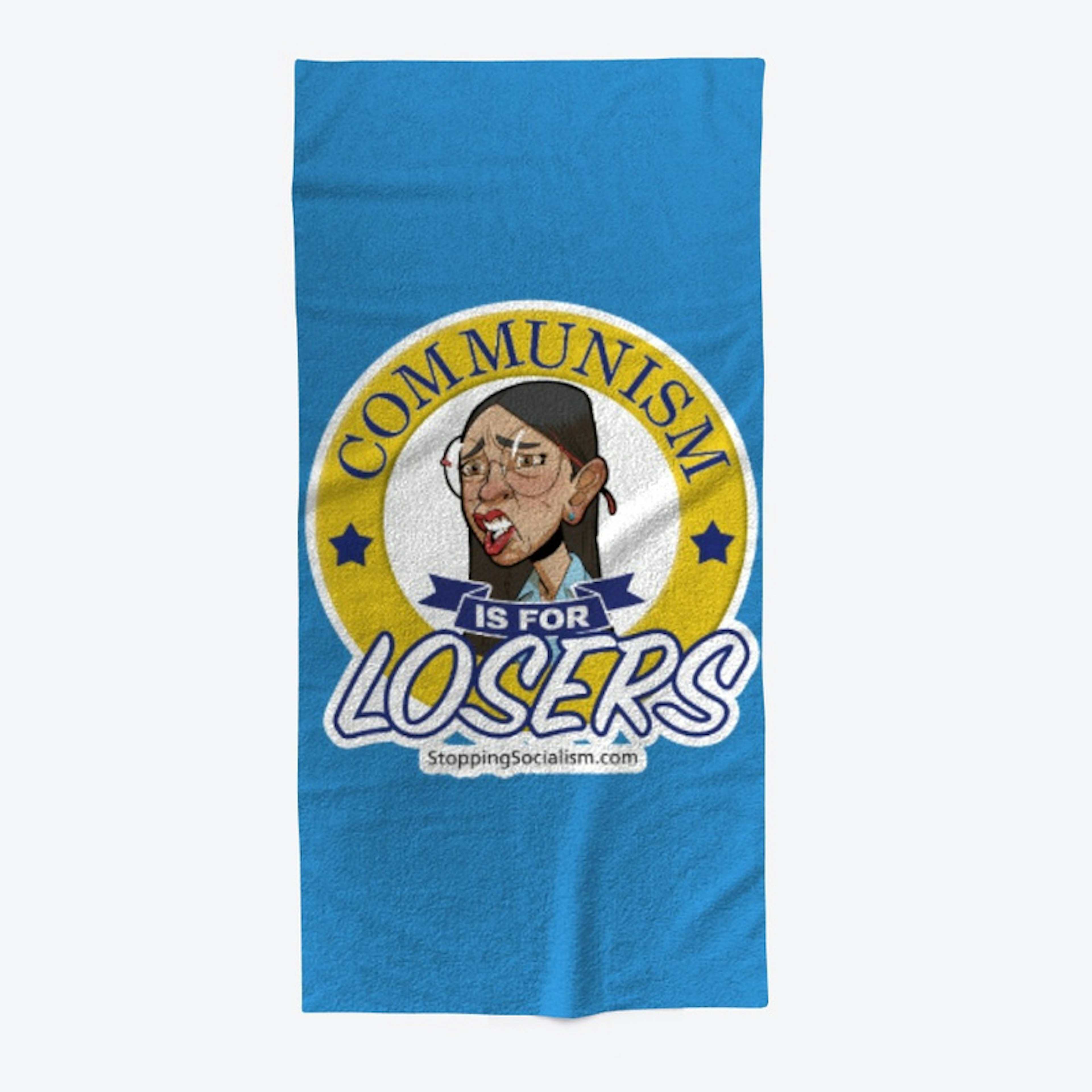 AOC Communism is for Losers Beach Towel